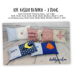 Stickdatei - ITH Kissen Blanko 2teilig